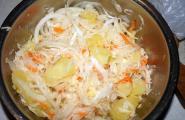 Crispy sauerkraut with carrots